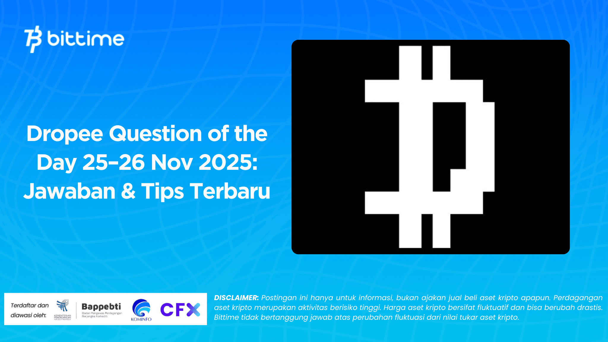 Dropee Question of the Day 25–26 Nov 2025: Jawaban & Tips Terbaru