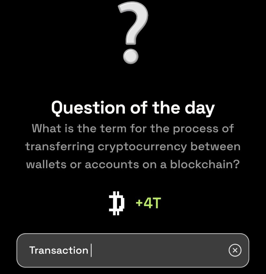 Dropee Question of the Day 25-26 Oktober 2025.