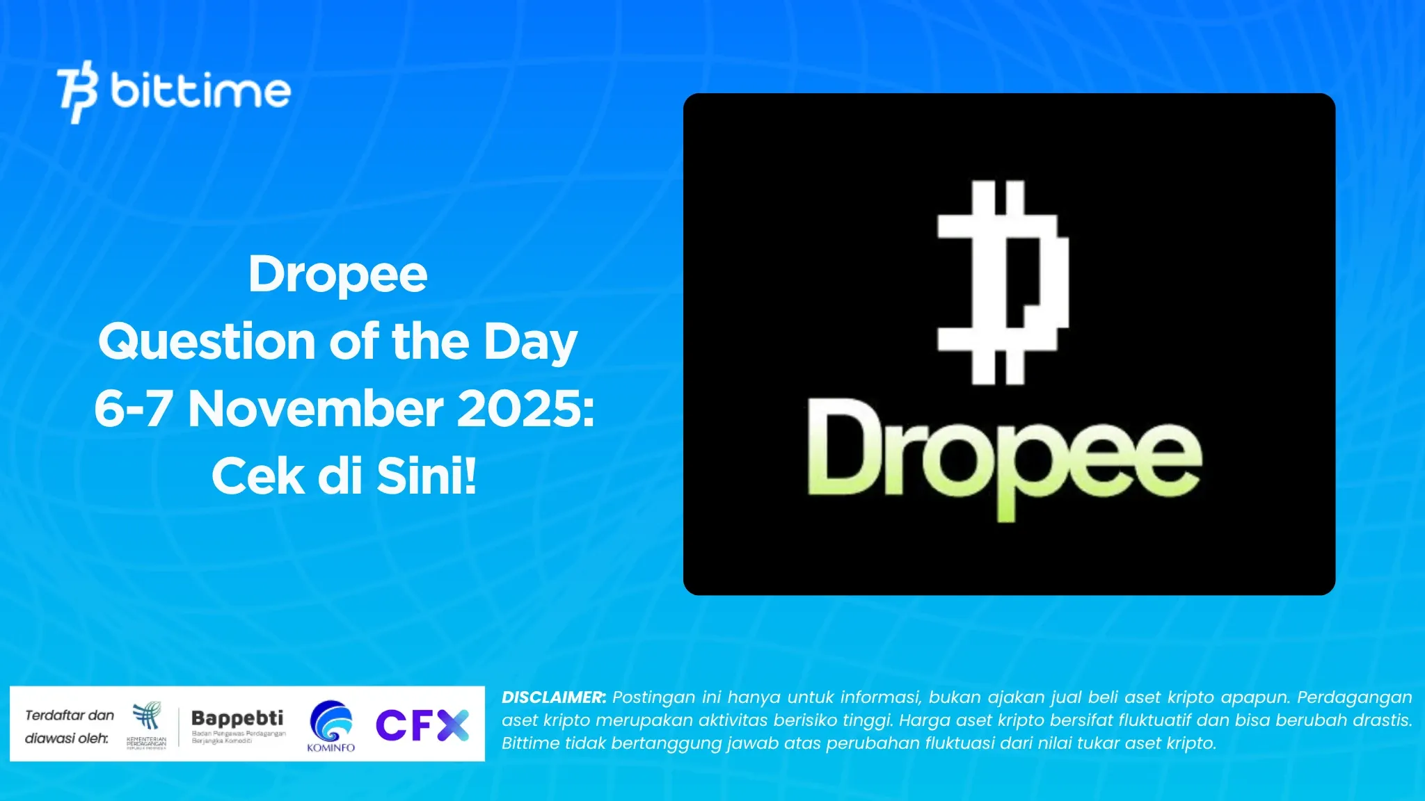 Dropee Question of the Day 6 November 2025