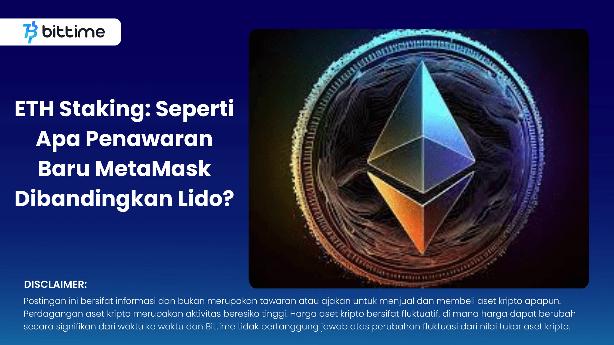 ETH Staking: Seperti Apa Penawaran Baru MetaMask Dibandingkan Lido?