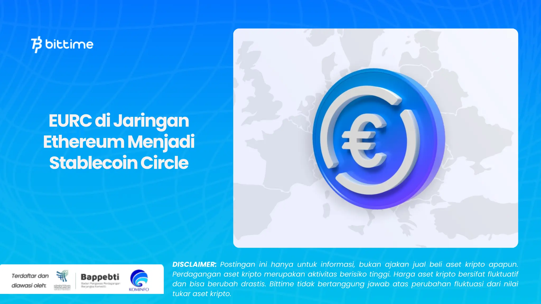 EURC di Jaringan Ethereum Menjadi Stablecoin Circle