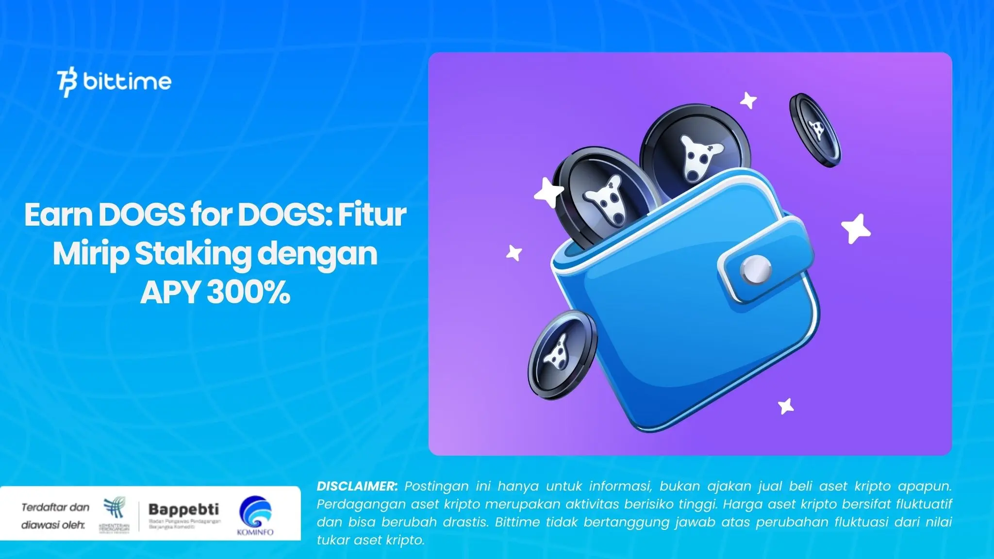 Earn DOGS for DOGS Fitur Mirip Staking dengan APY 300%.webp