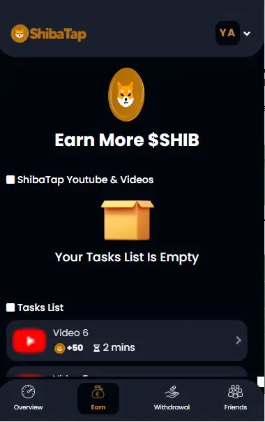 Earn Shiba Tab.webp