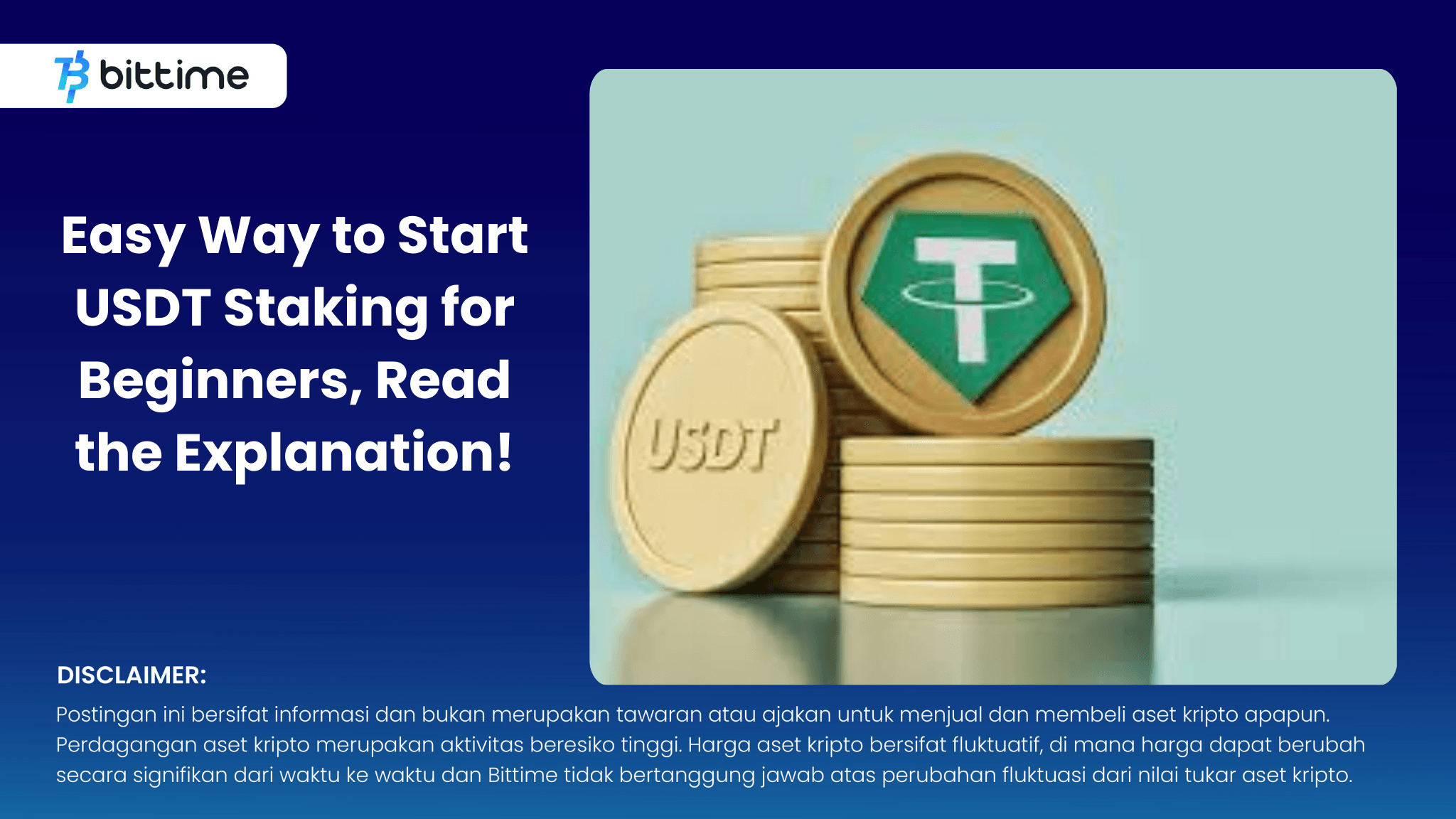 Easy Way to Start USDT Staking for Beginners, Read the Explanation!