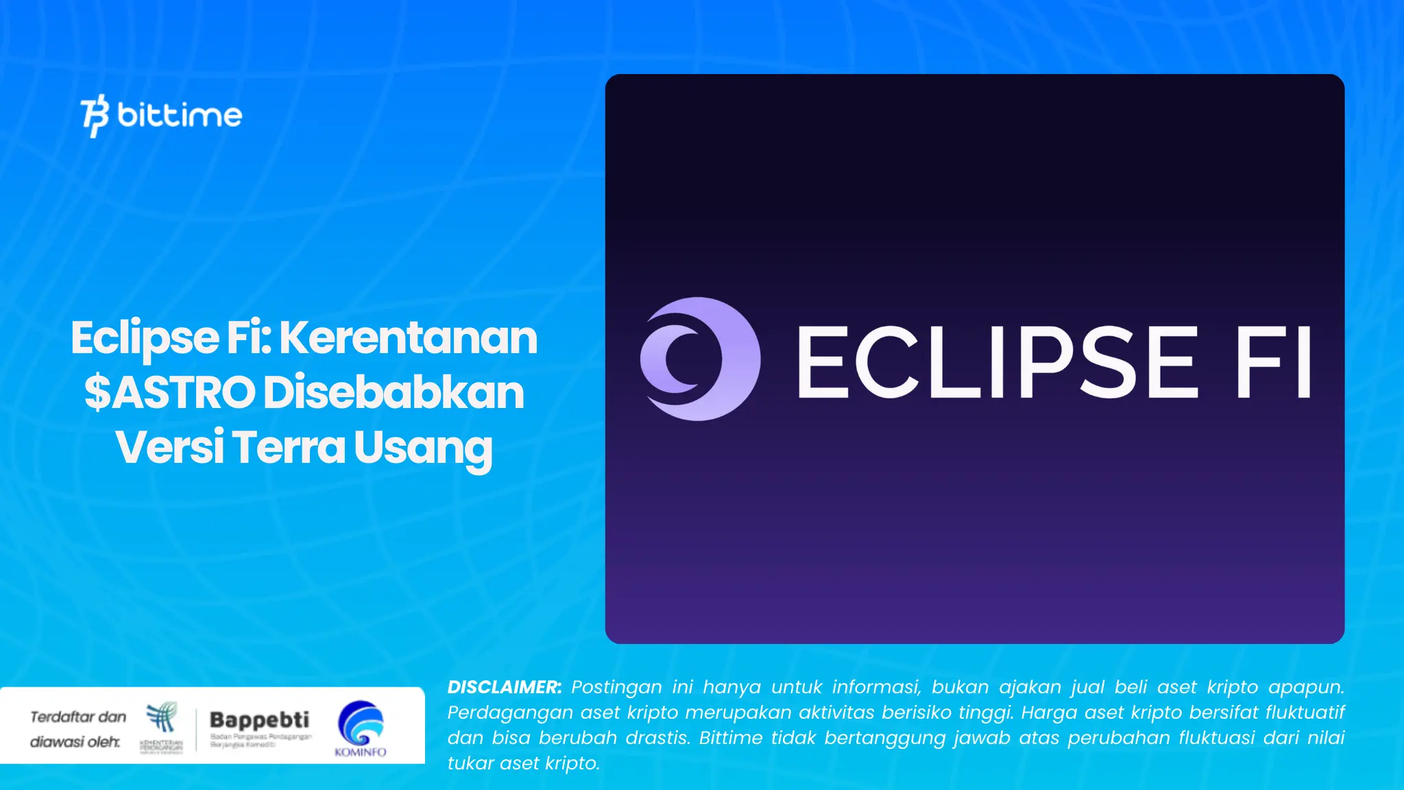 Eclipse Fi Kerentanan ASTRO Disebabkan Versi Terra Usang.webp