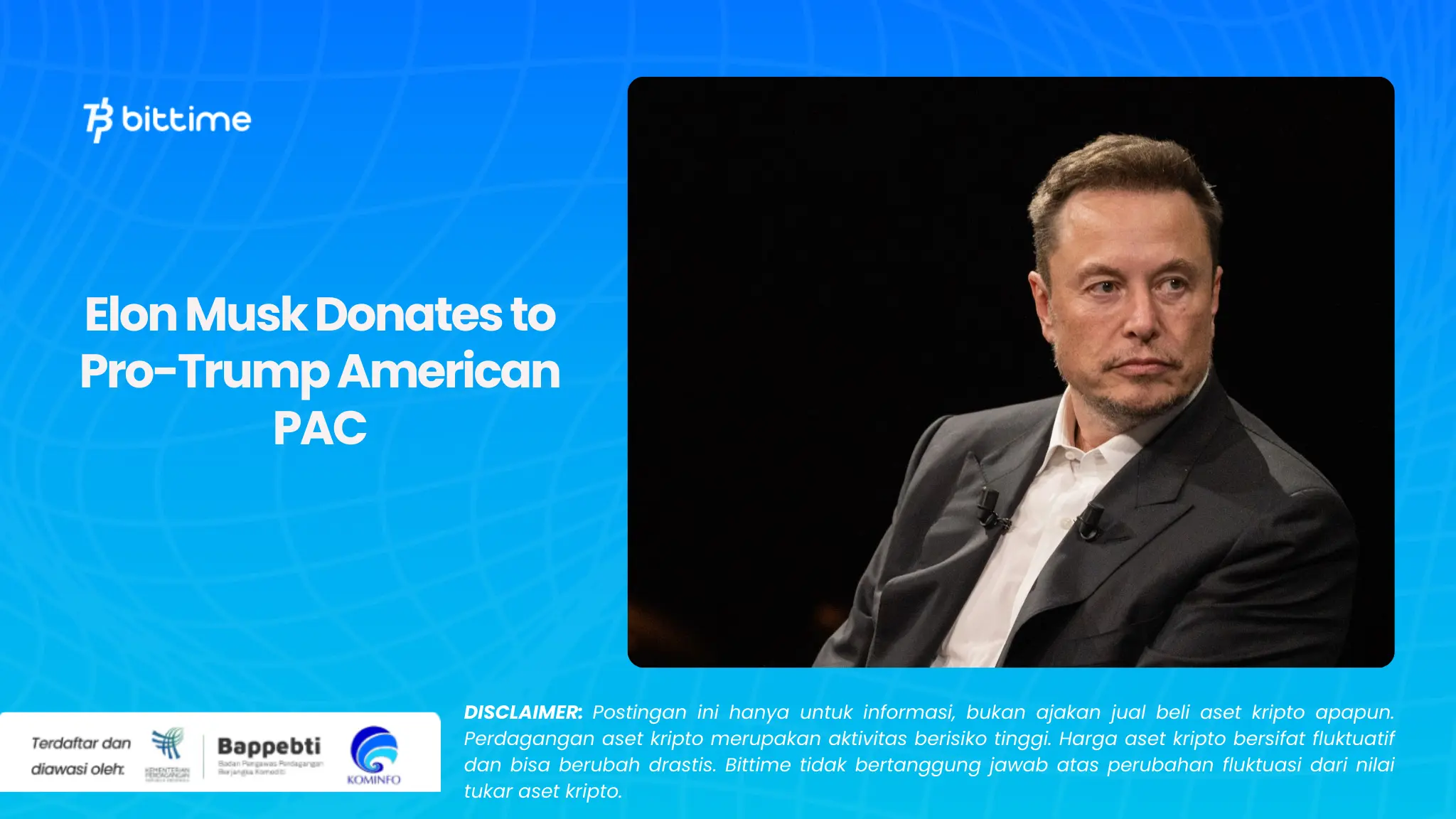 Elon Musk Donates to Pro-Trump American PAC