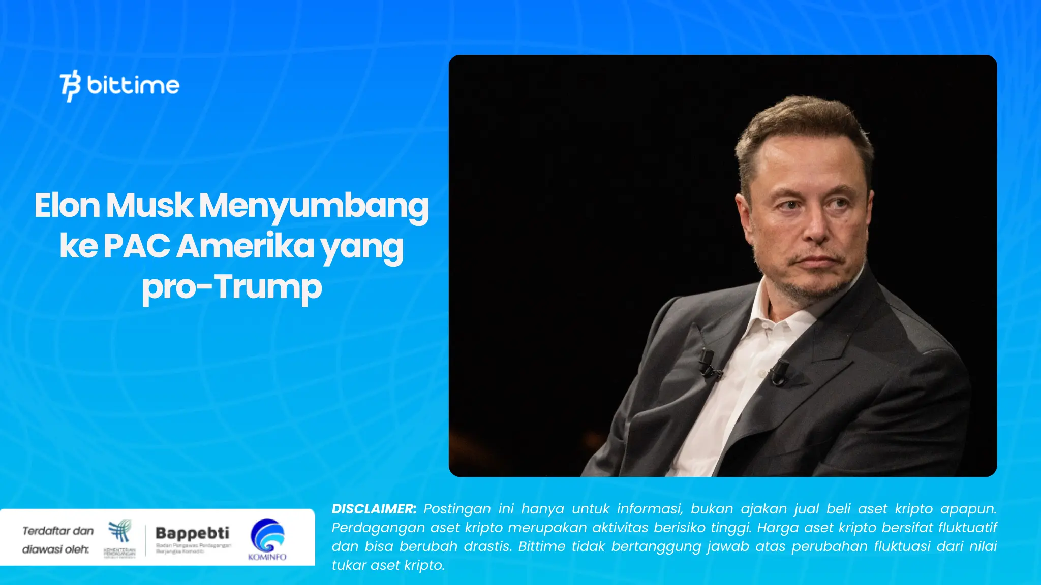 Elon Musk Menyumbang ke PAC Amerika yang Pro-Trump