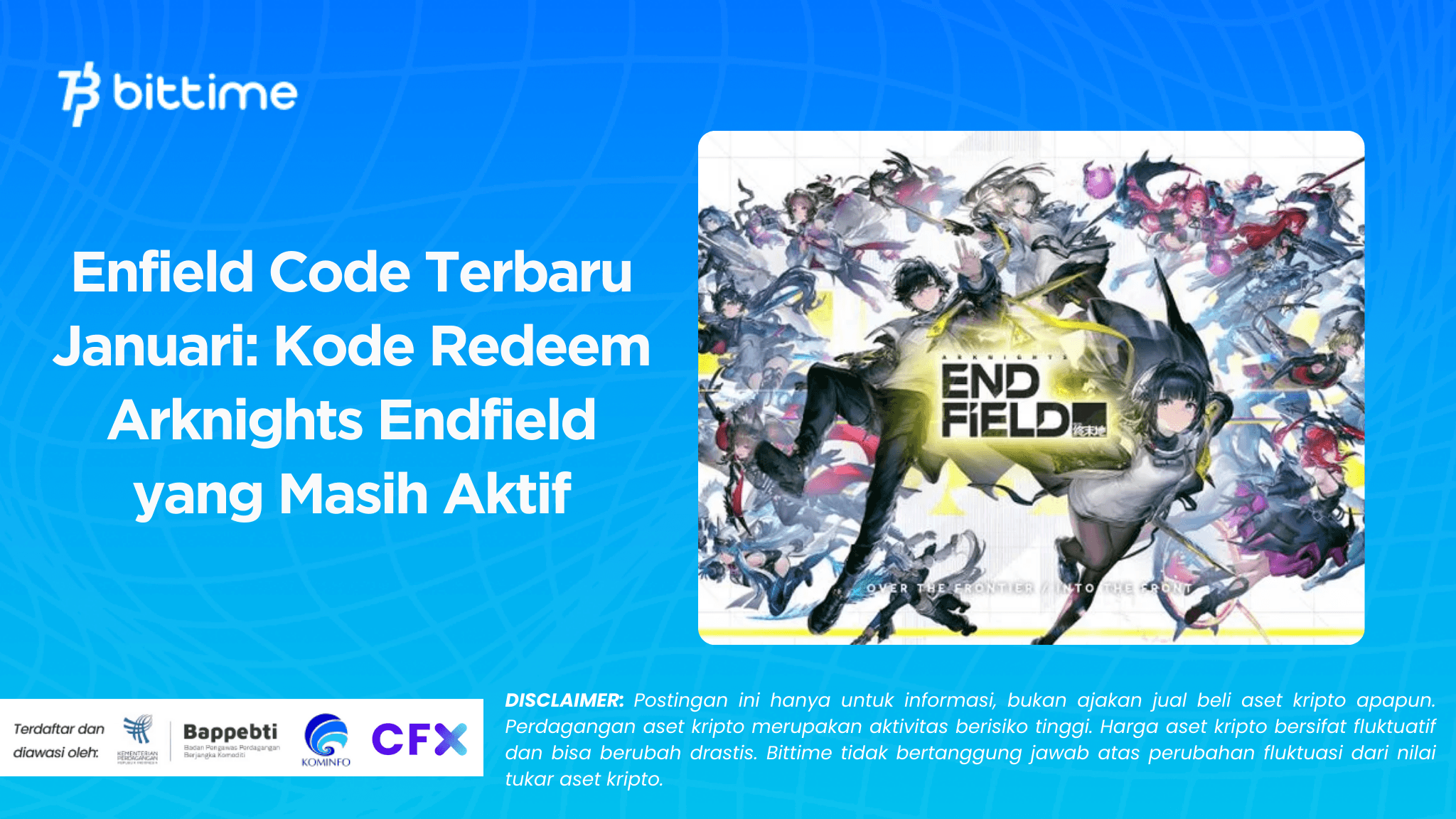 Enfield Code Terbaru Januari: Kode Redeem Arknights Endfield yang Masih Aktif