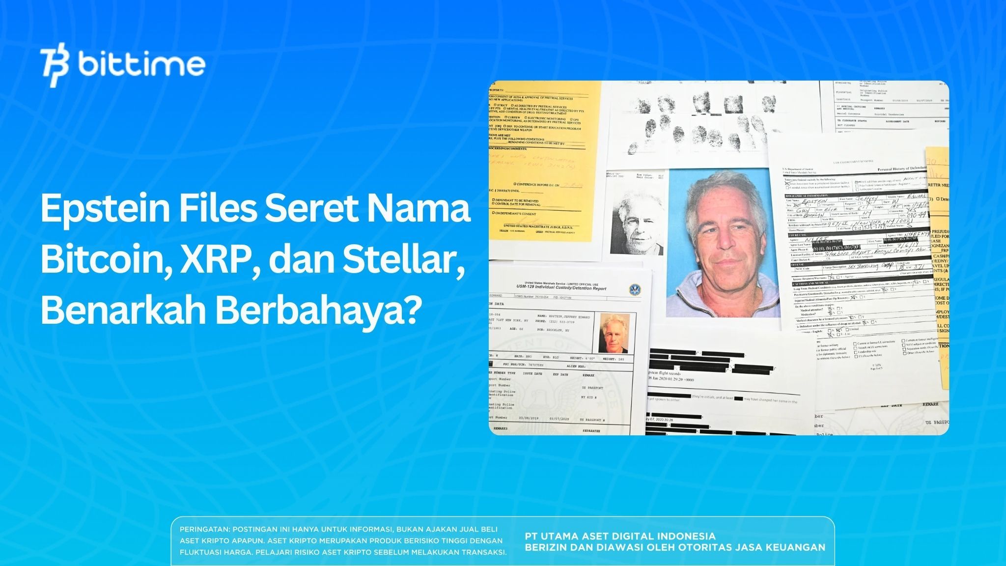 Epstein Files Reveals Ties to Bitcoin, XRP, and Stellar: Is It Dangerous?