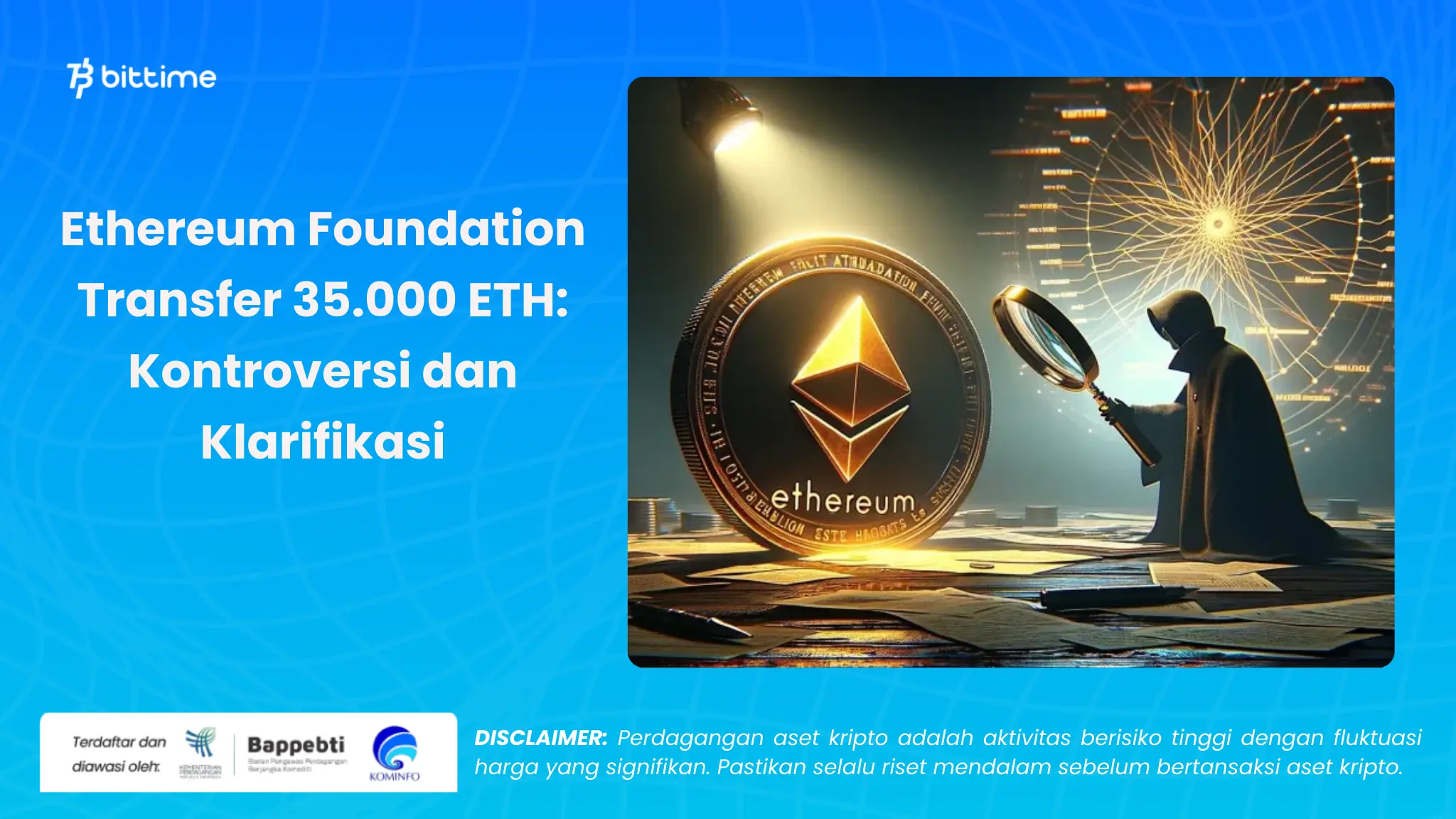 Ethereum Foundation Transfer 35.000 ETH - Bittime