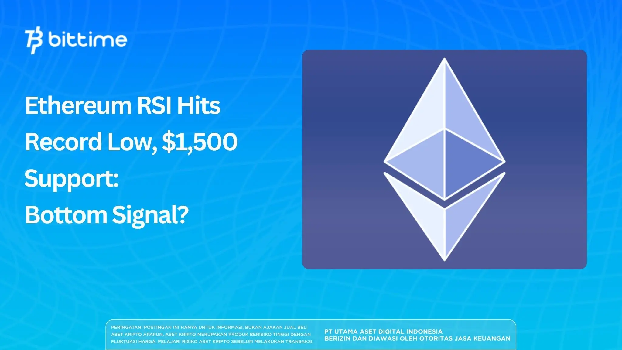 Ethereum RSI Hits Record Low, $1,500 Support: Bottom Signal?