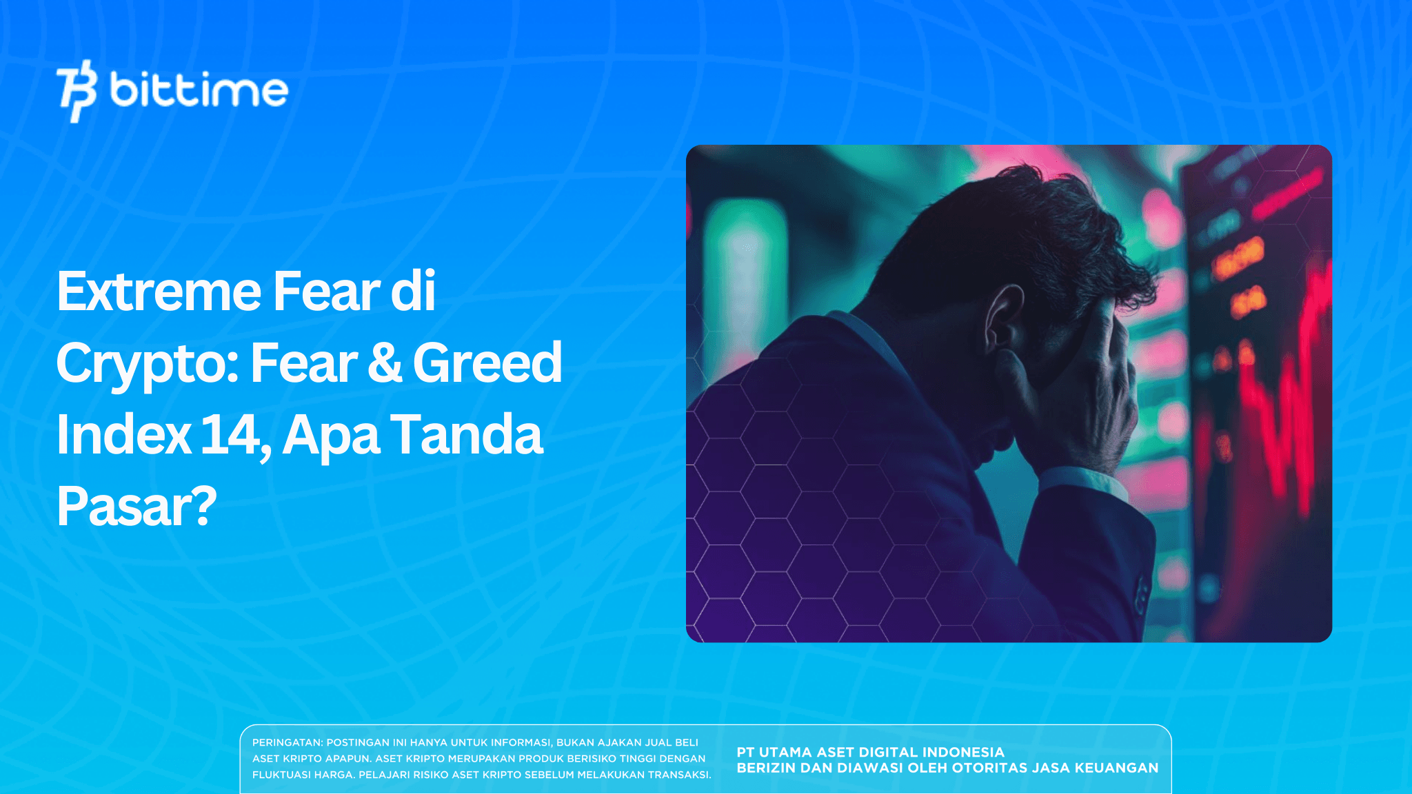 Extreme Fear di Crypto: Fear & Greed Index 14, Apa Tanda Pasar?
