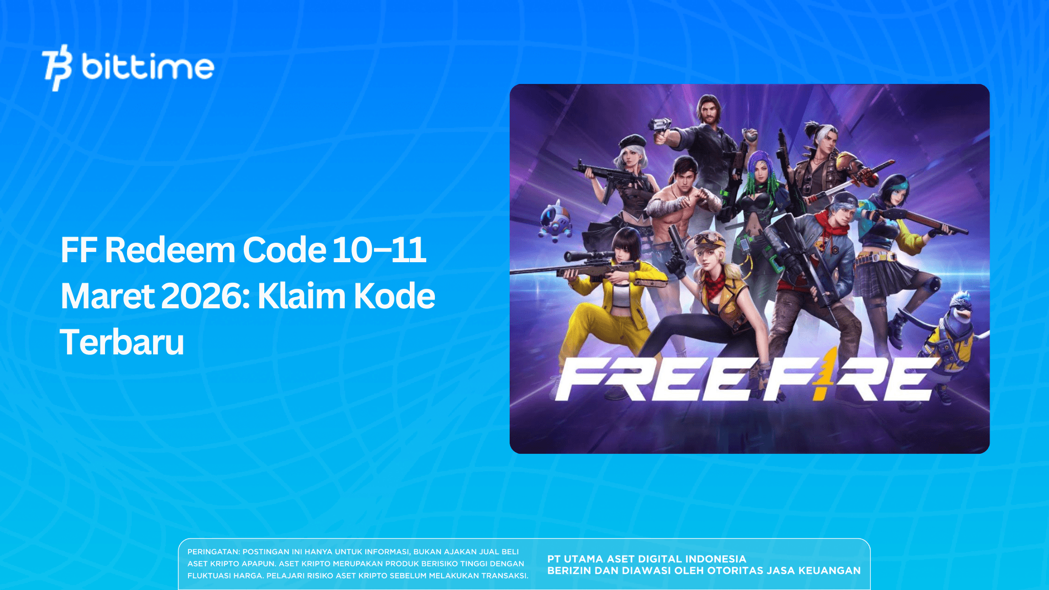 FF Redeem Code 10–11 Maret 2026: Klaim Kode Terbaru 