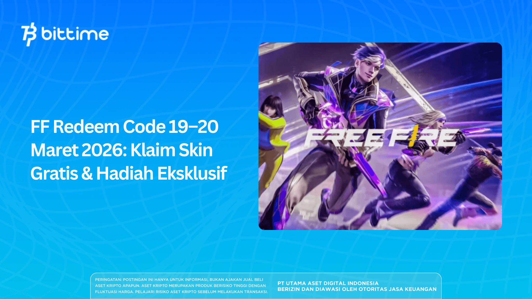 FF Redeem Code 19–20 Maret 2026: Klaim Skin Gratis & Hadiah Eksklusif