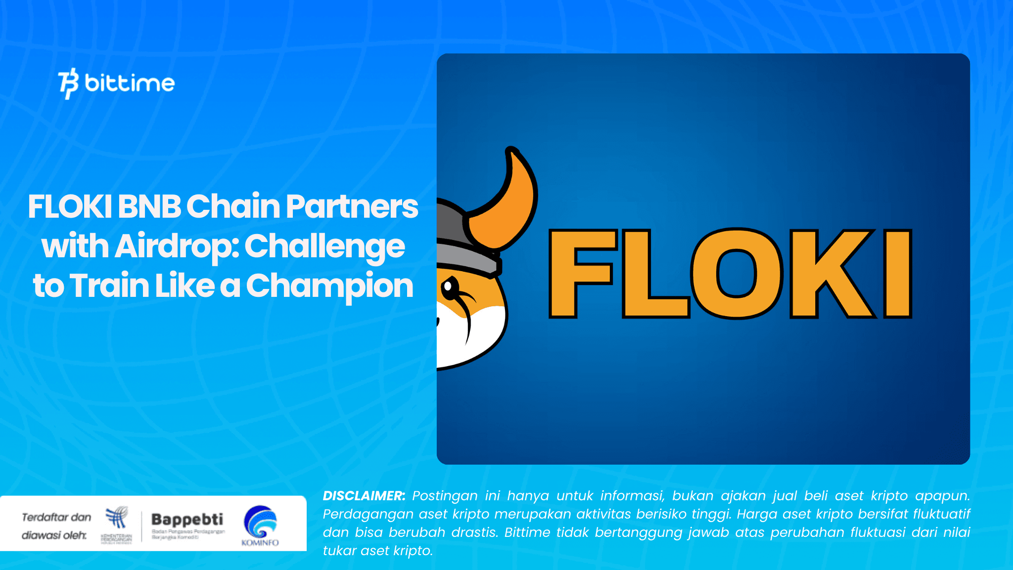 Airdrop FLOKI Gandeng BNB Chain: Train Like a Champion Challenge