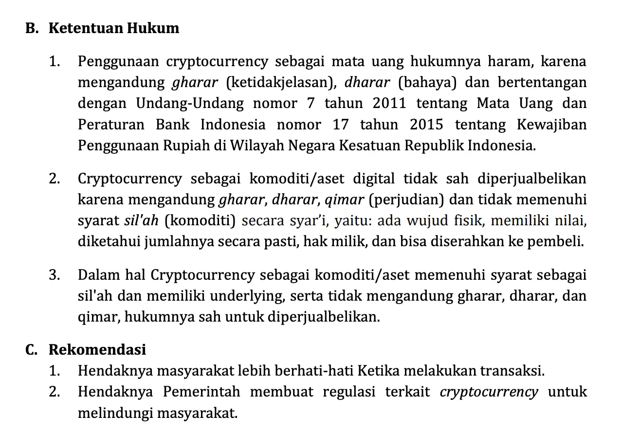 Fatwa MUI soal Cryptocurrency Haram, Halal, atau Tergantung - mui.webp