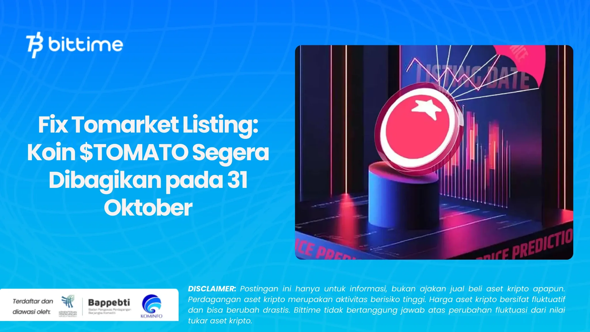 Fix Tomarket Listing Koin $TOMATO Segera Dibagikan pada 31 Oktobe