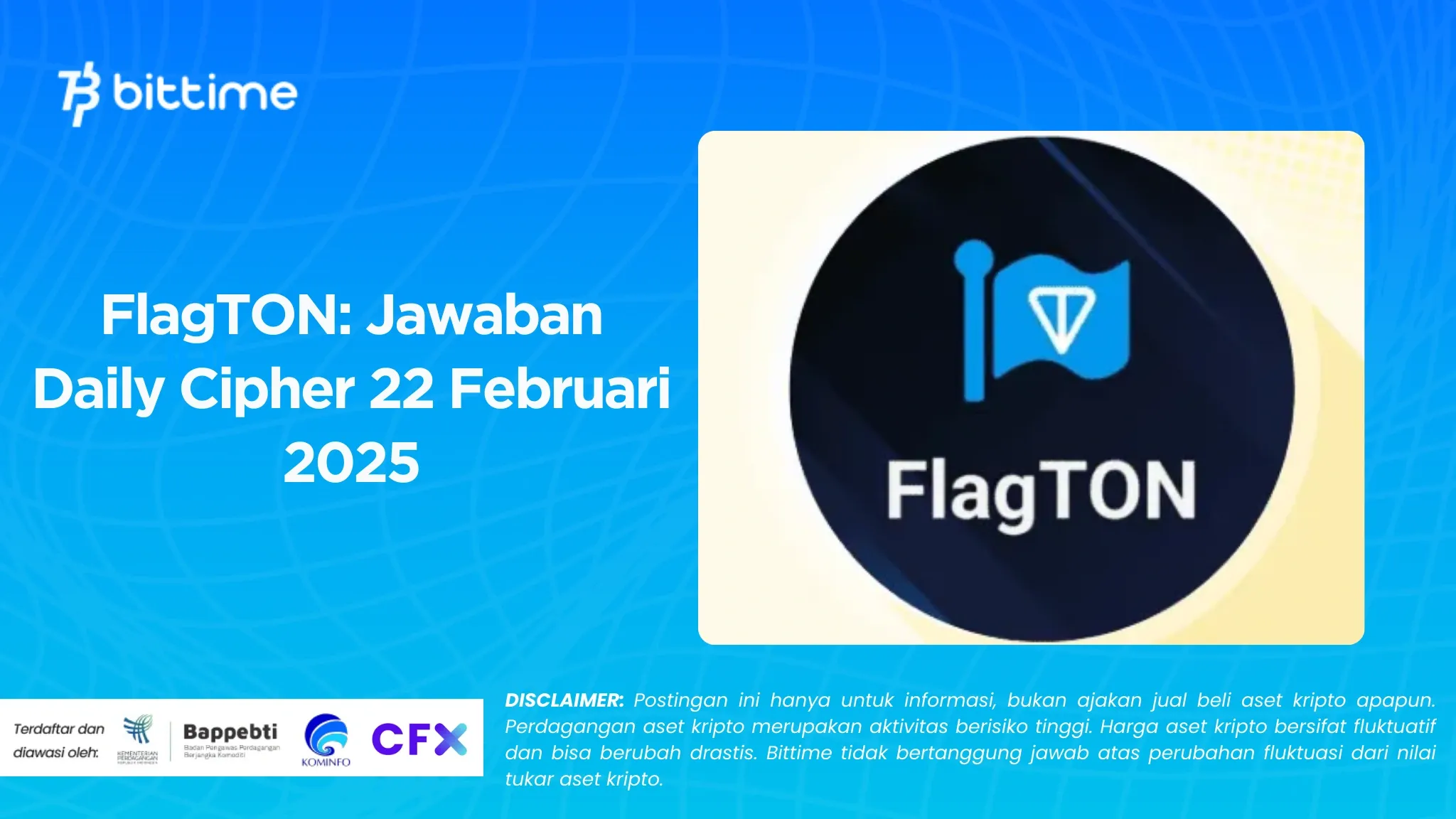 FlagTON Jawaban Daily Cipher 22 Februari 2025.