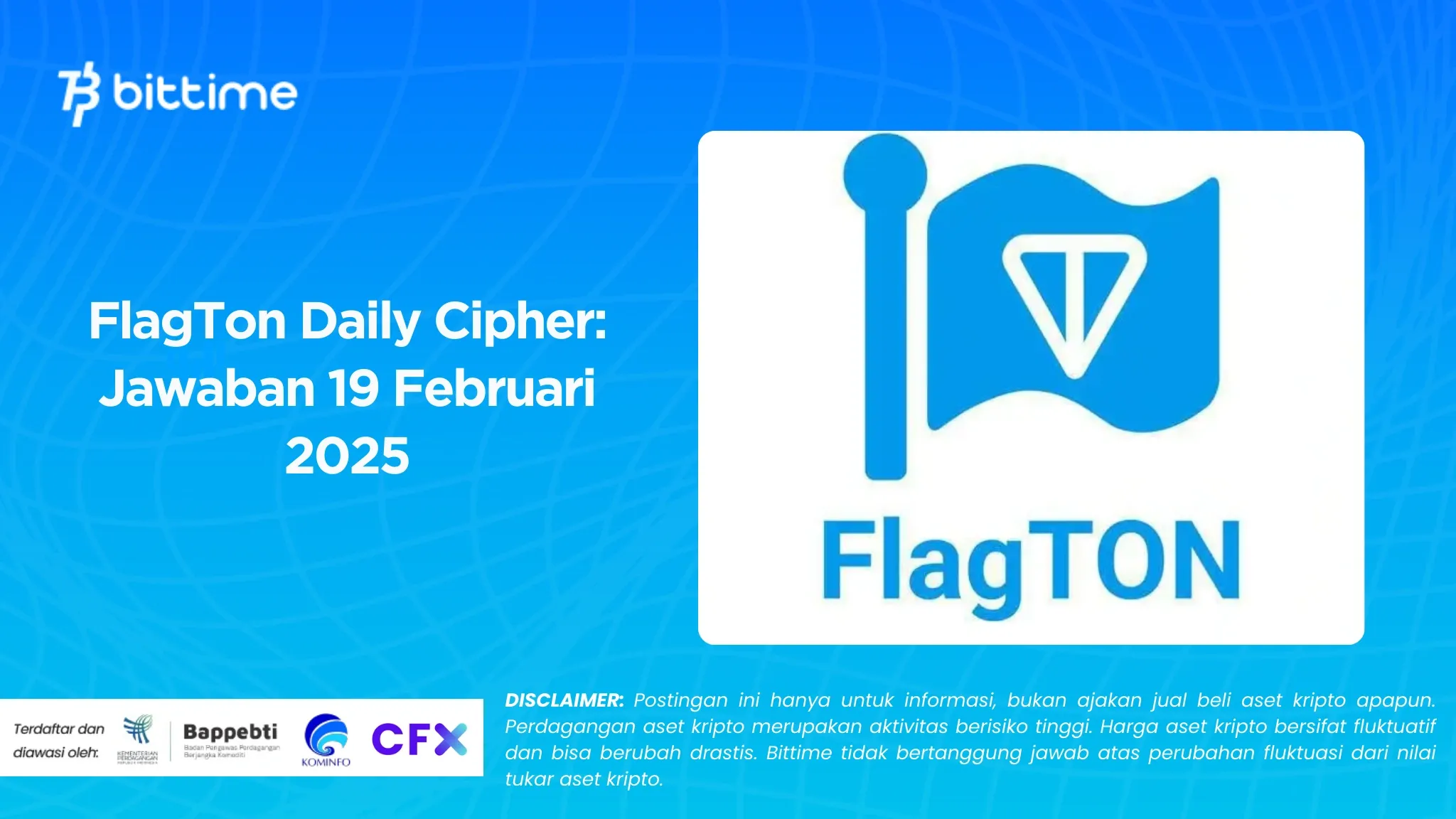 FlagTon Daily Cipher Jawaban 19 Februari 2025