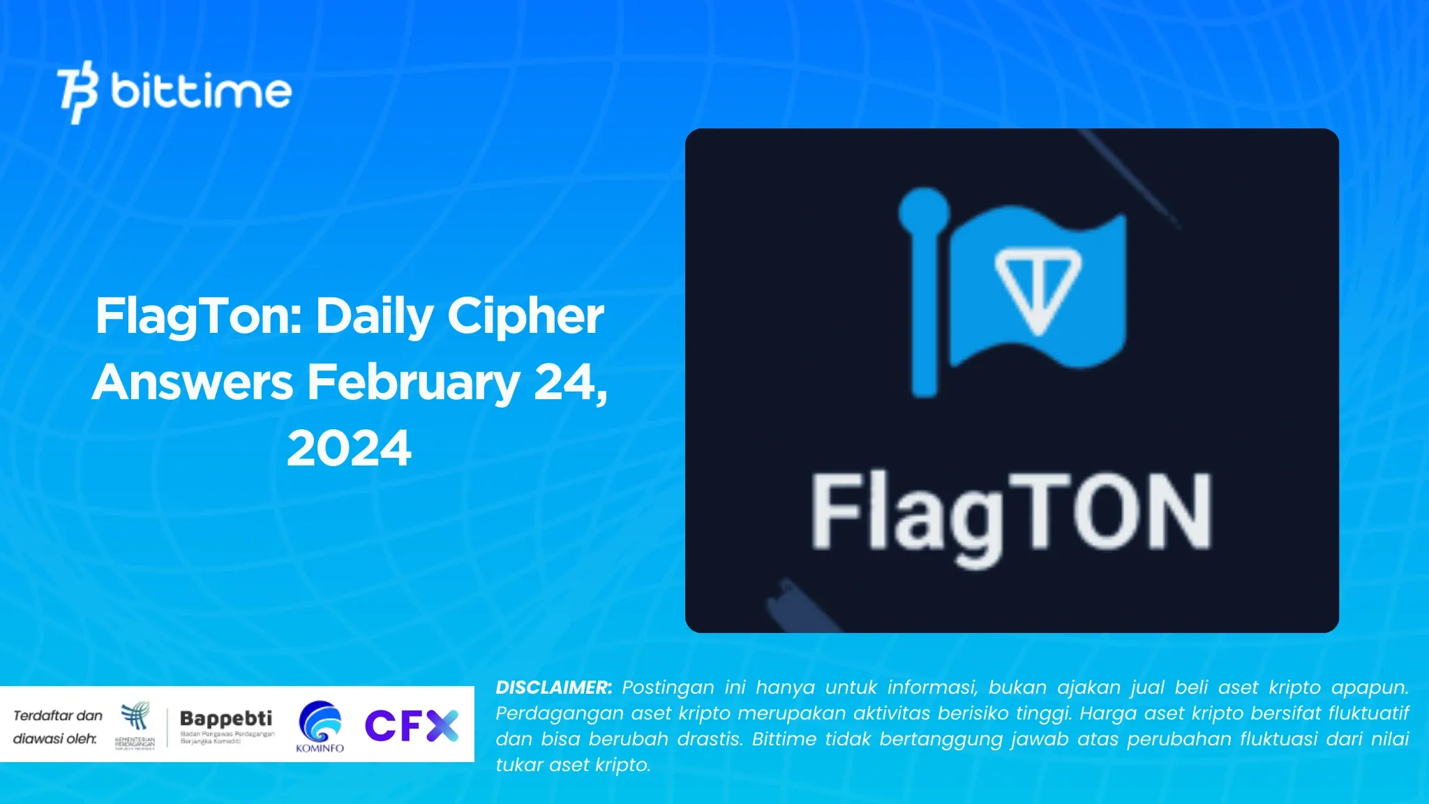 FlagTon Jawaban Daily Cipher 24 Februari 2024
