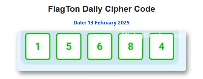 Flagton Daily Cipher 13 Februari 2025.