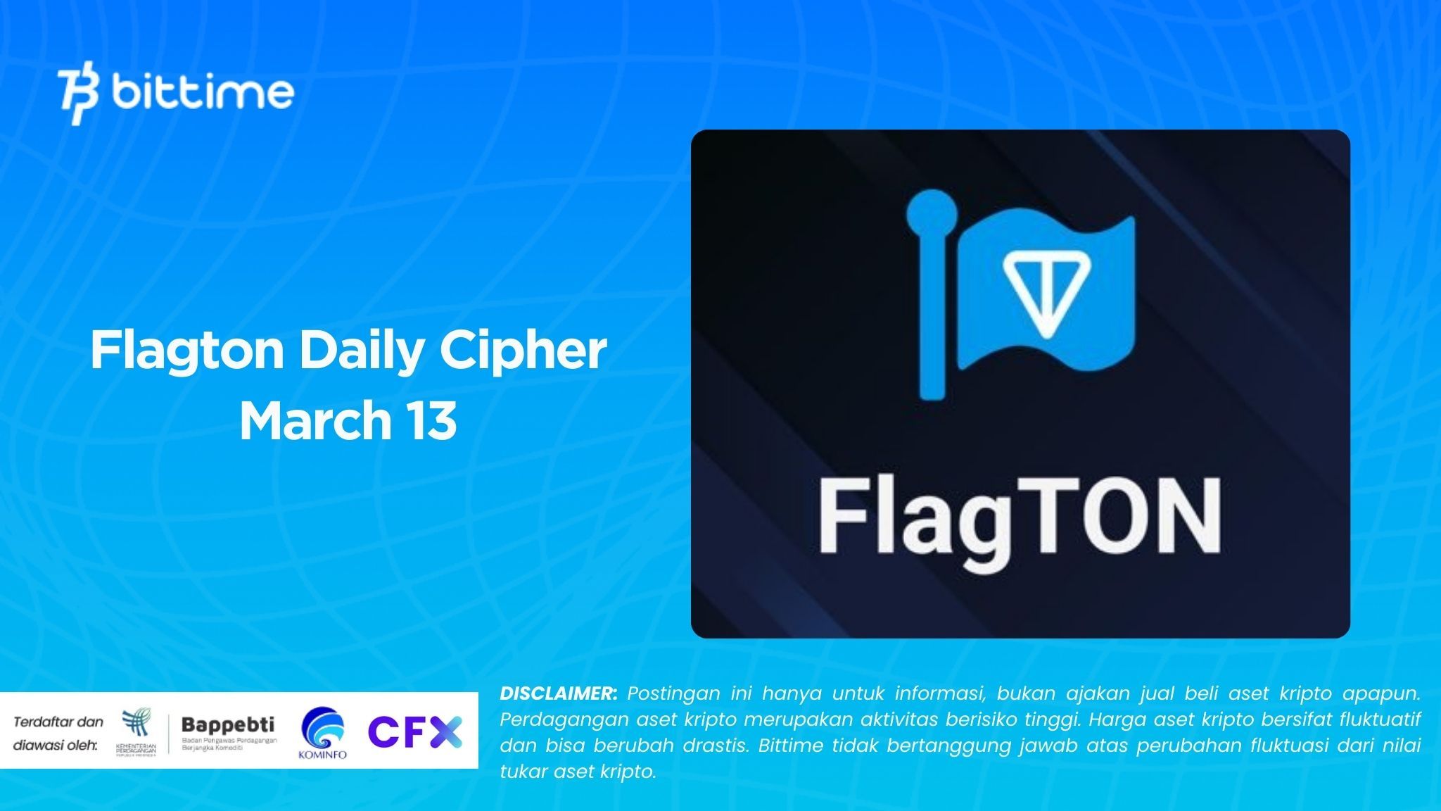 Flagton Daily Cipher 13 Maret