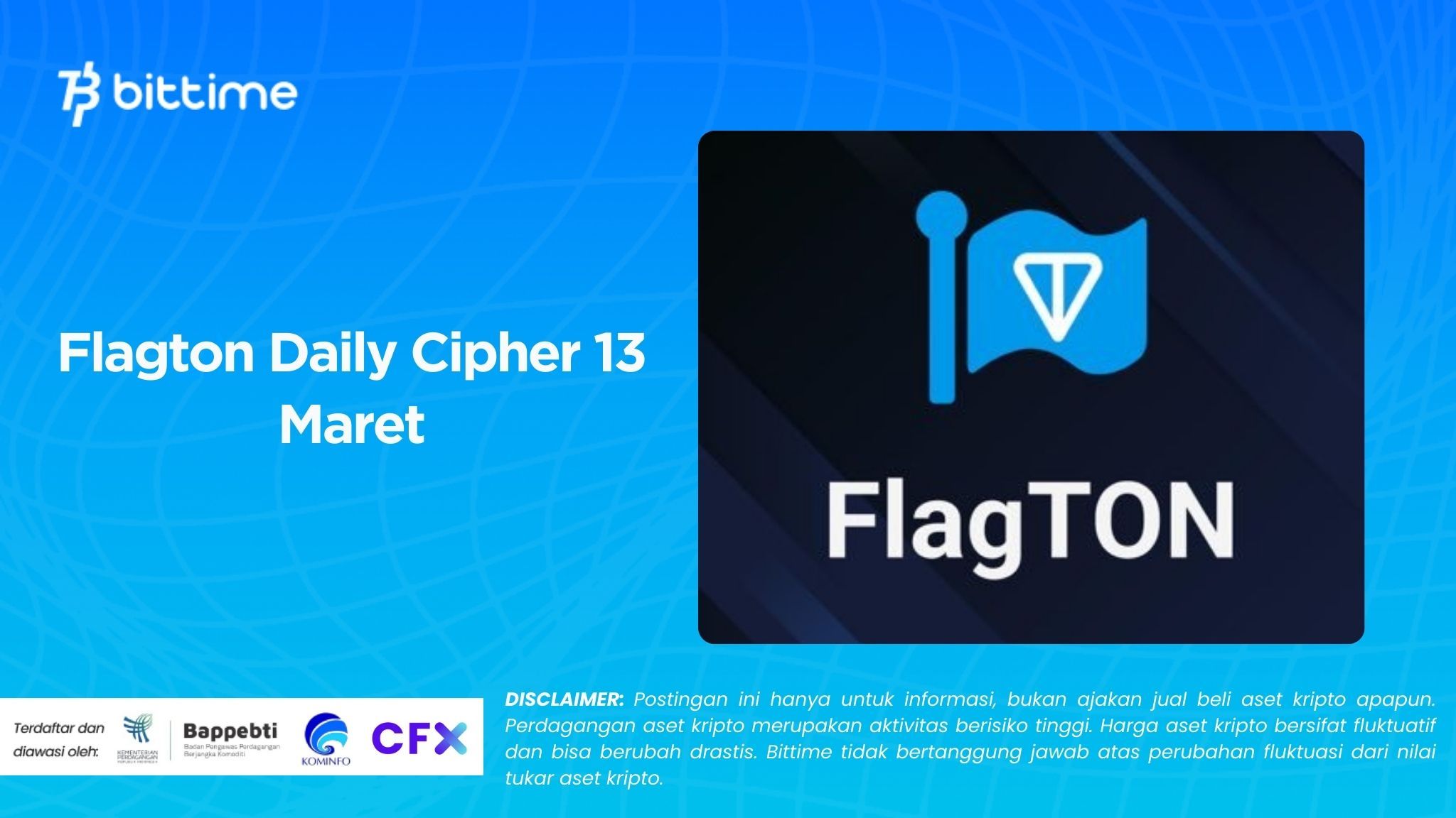 Flagton Daily Cipher 13 Maret