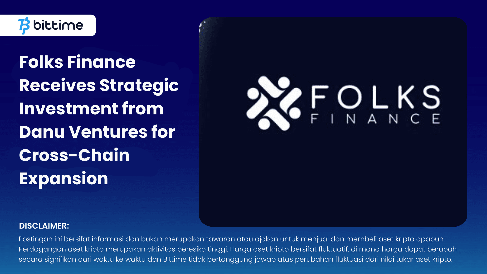 Folks Finance Receives Strategic Investment - Bittime