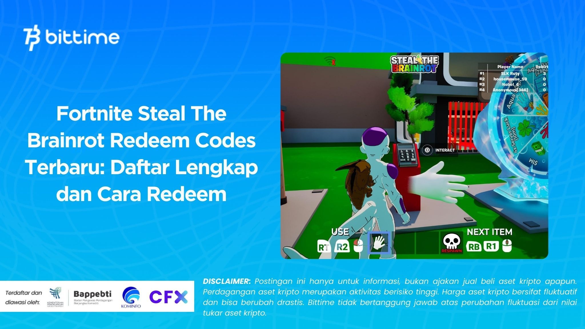 Fortnite Steal The Brainrot Latest Redeem Codes: Complete List and How to Redeem