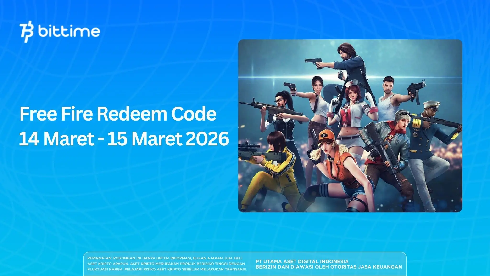 Free Fire Redeem Code 14 Maret - 15 Maret 2026
