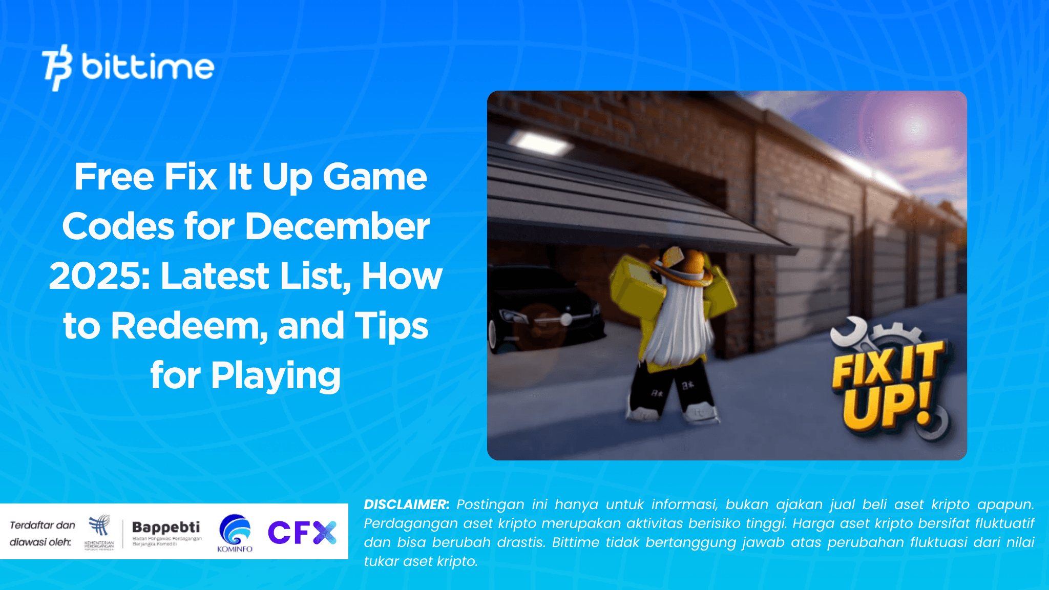 Free Fix It Up Game Codes for December 2025: Latest List, How to Redeem, and Tips for Playing