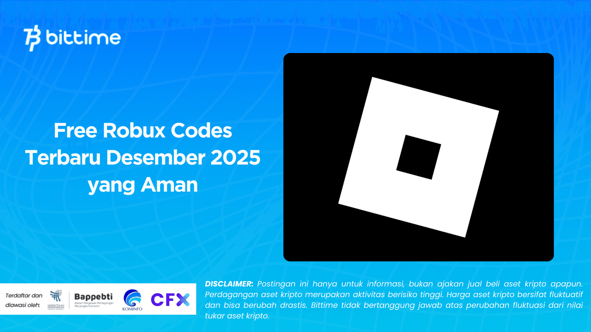 Free Robux Codes Terbaru Desember 2025 yang Aman