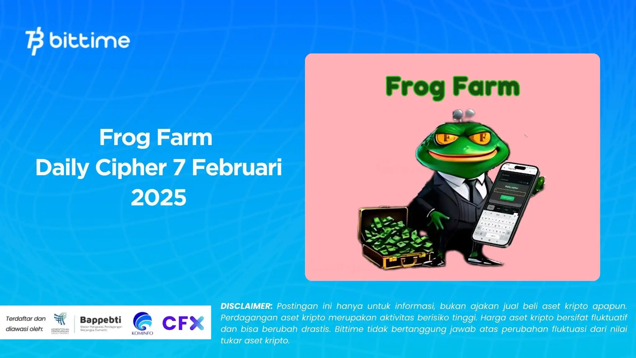 Frog Farm Daily Cipher 7 Februari 2025.webp