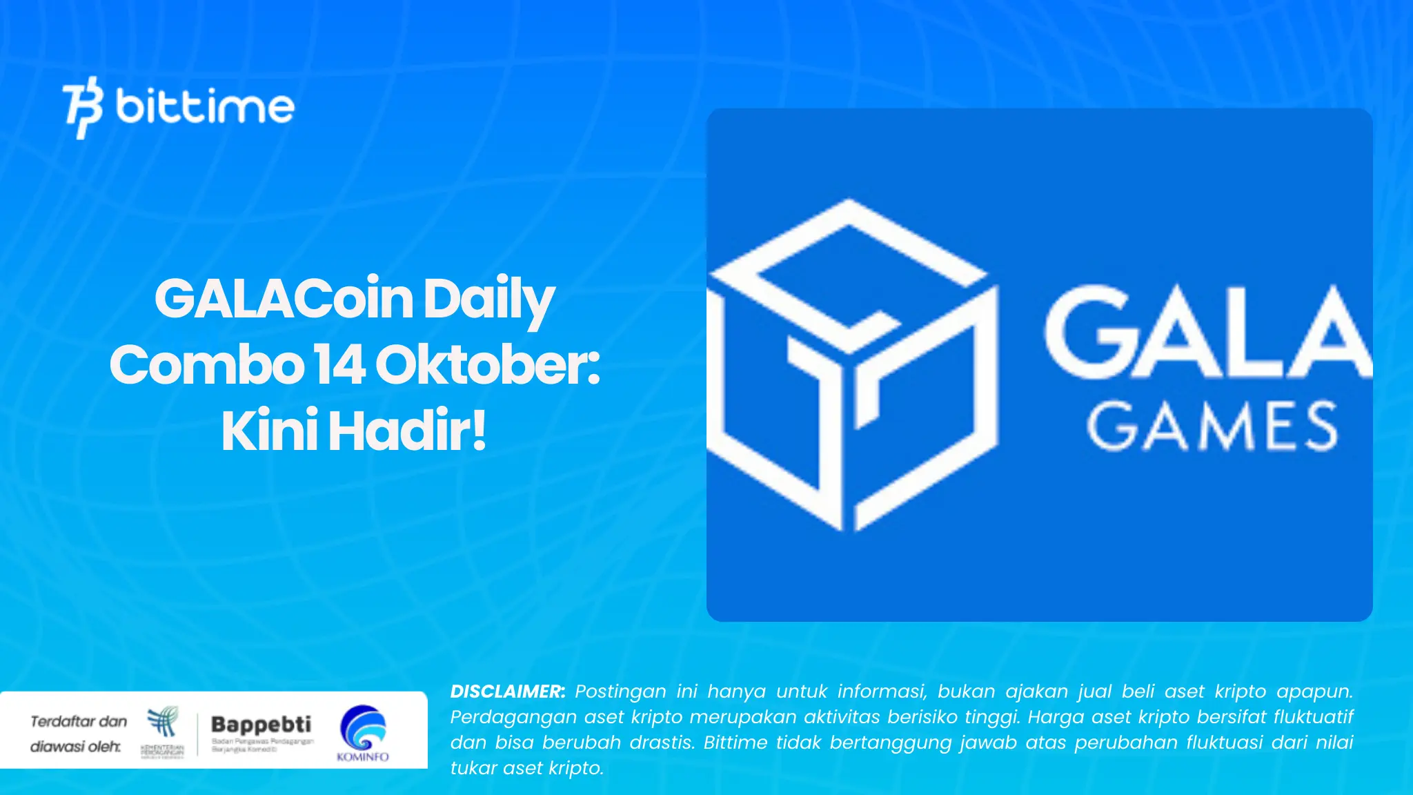 GALACoin Daily Combo 14 Oktober: Kini Hadir!