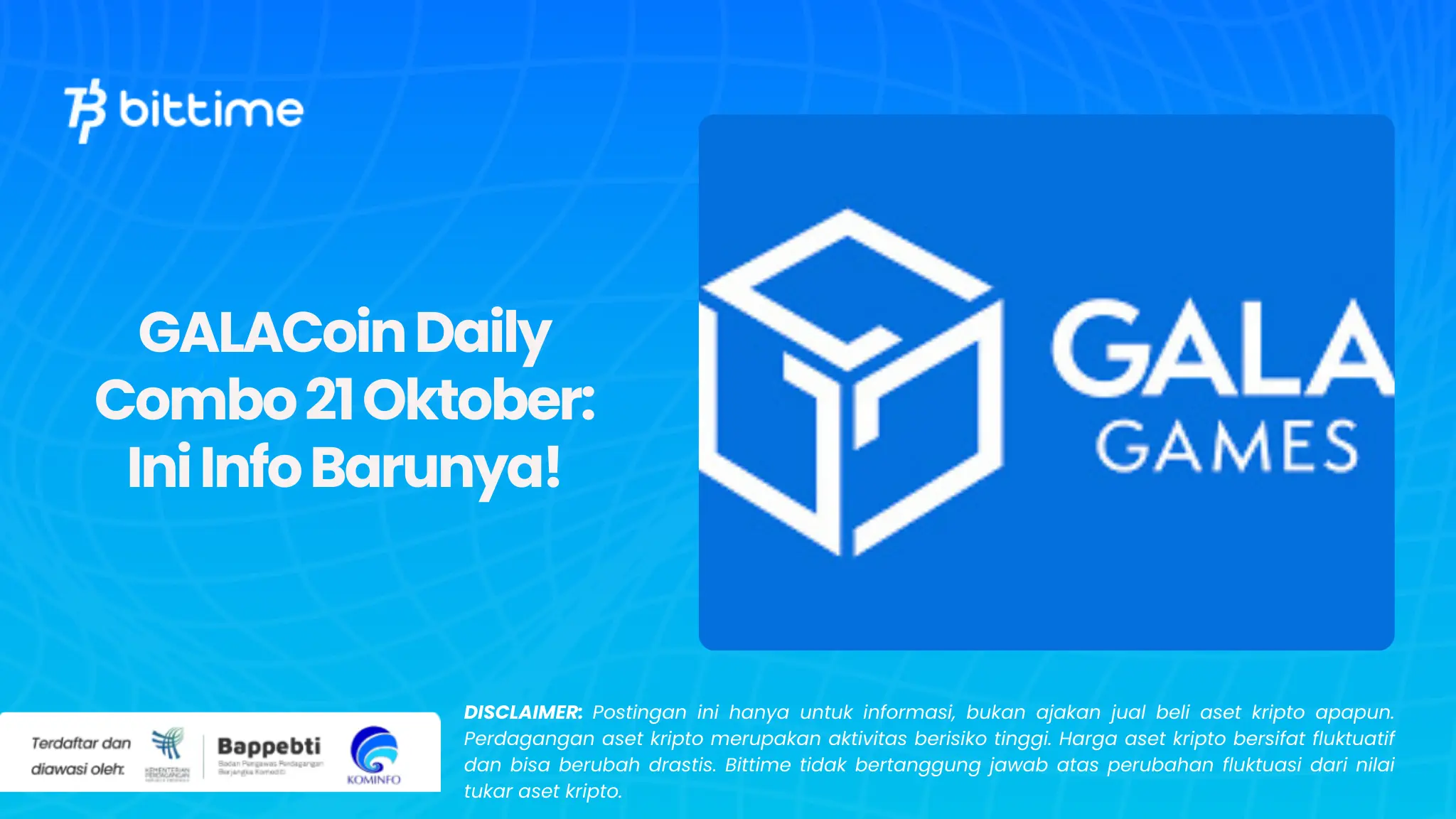 GALACoin Daily Combo 21 Oktober: Ini Info Barunya!