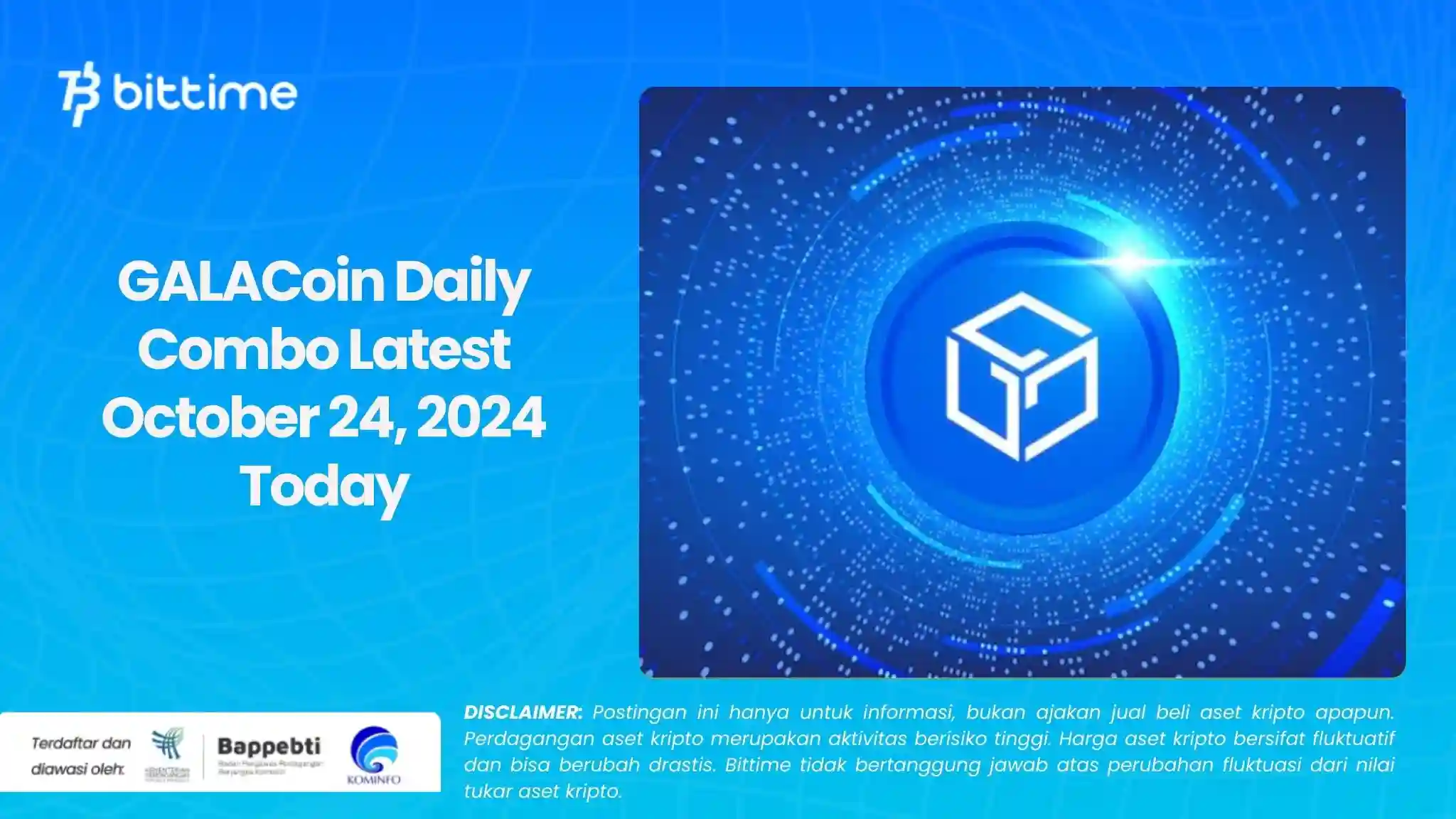 GALACoin Daily Combo Latest October 24, 2024 Today.webp