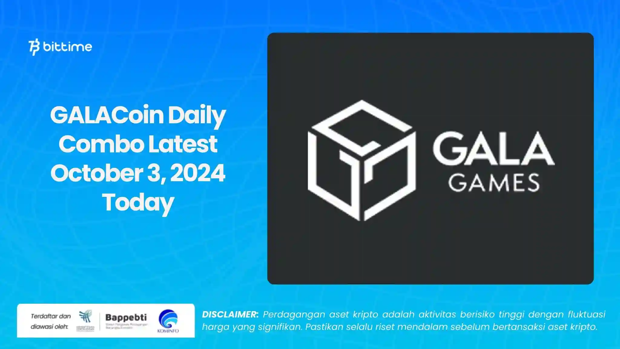 GALACoin Daily Combo Latest October 3, 2024 Today.webp