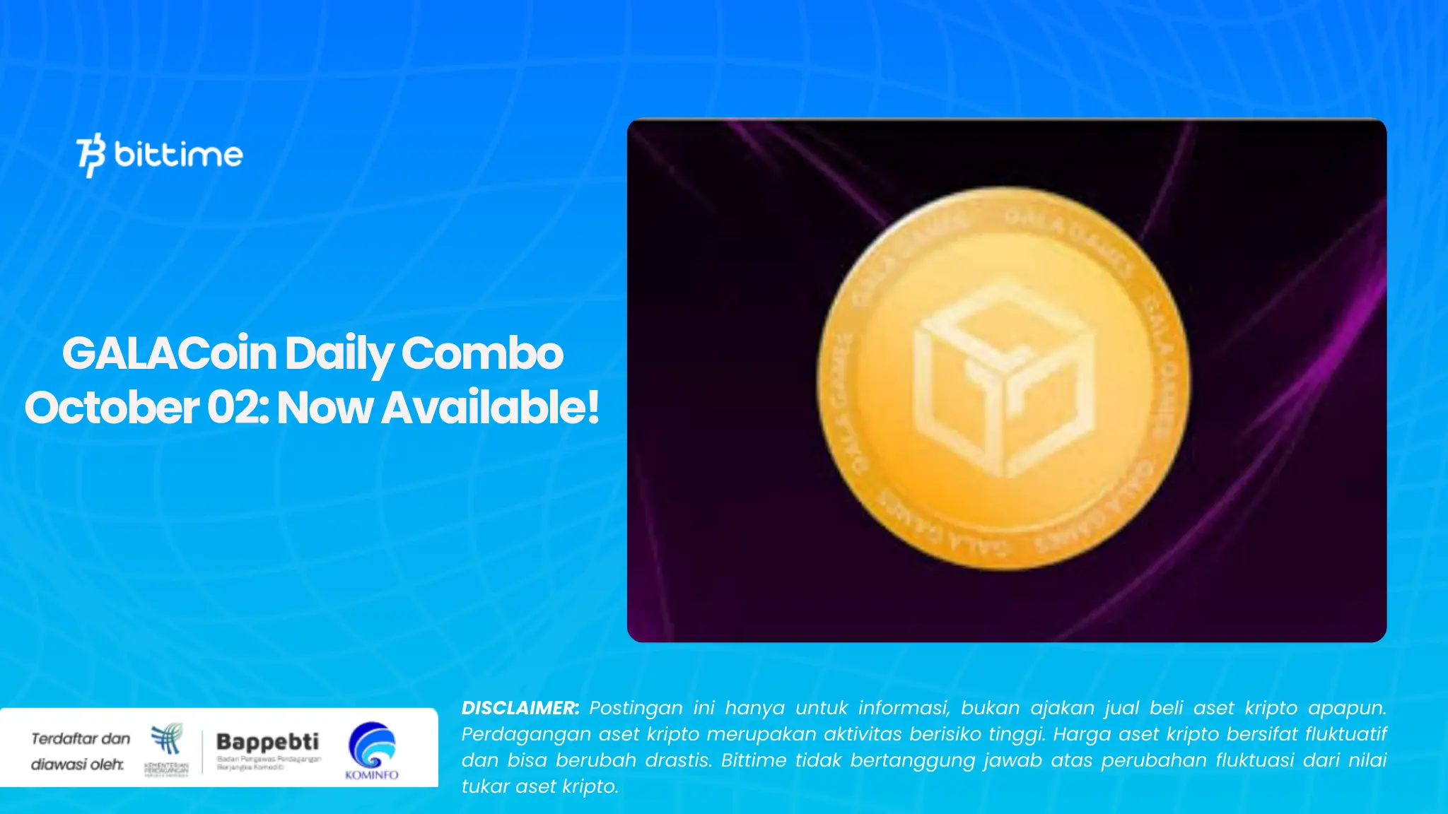 GALACoin Daily Combo October 02: Now Available!