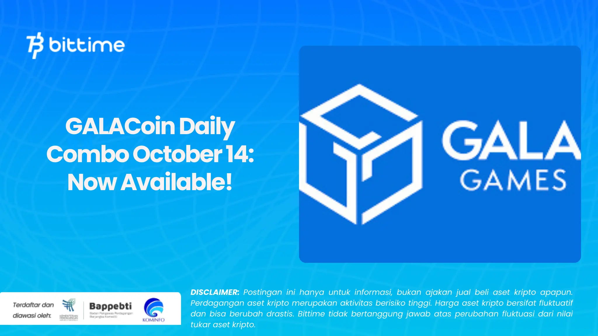 GALACoin Daily Combo October 14: Now Available!