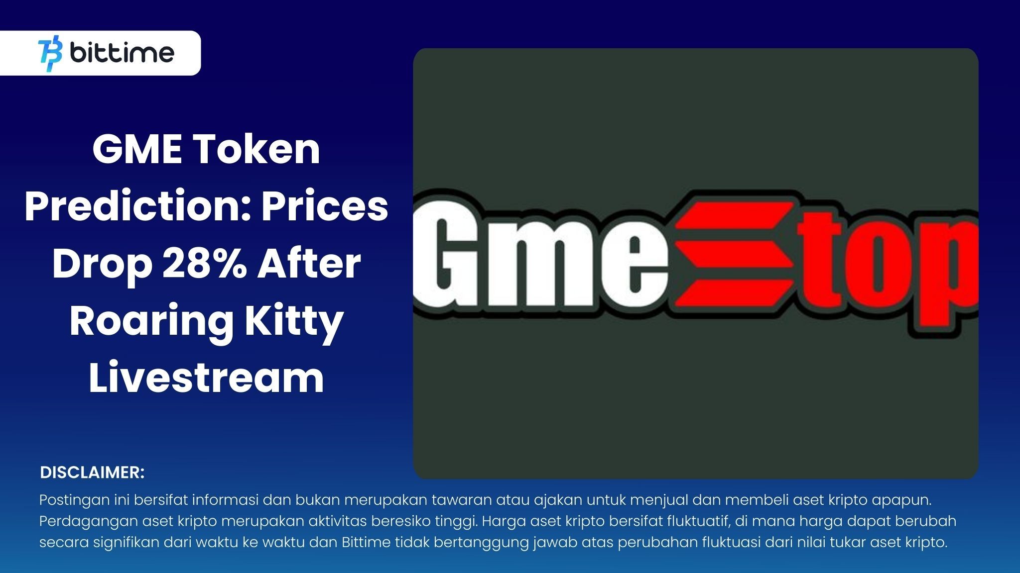GME Token Prediction Prices Drop 28 After Roaring Kitty Livestream gme-token-prediction-prices-drop-28-after-roaring-kitty-livestream
