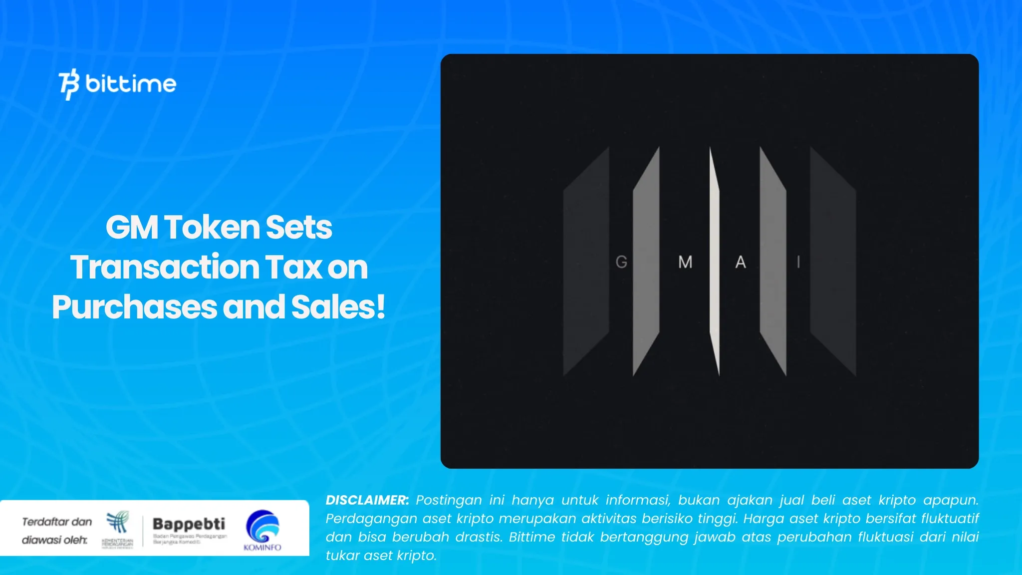 GM Token Sets Transaction Tax on Purchases and Sales!