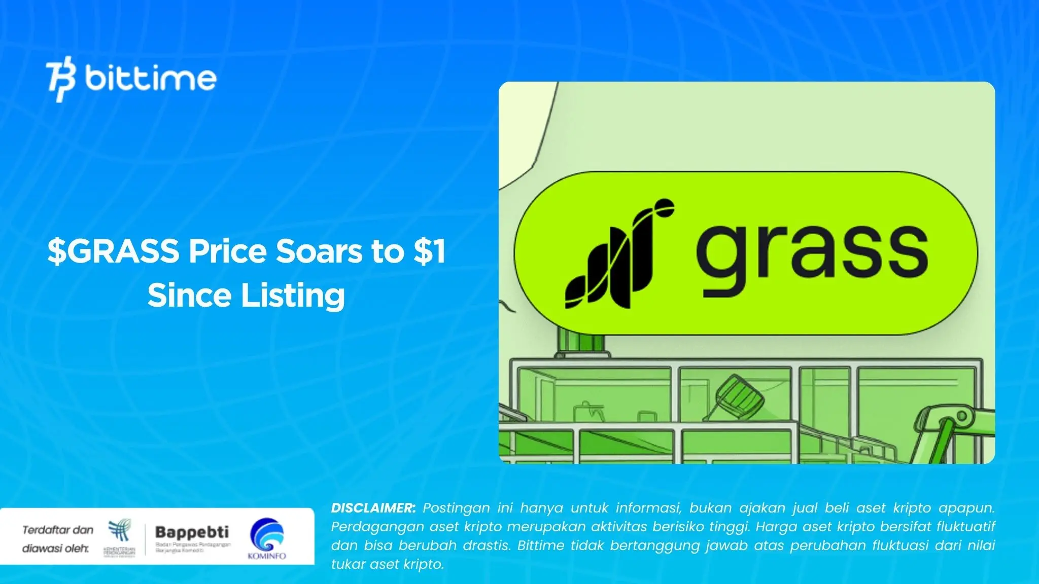 $GRASS Price Soars to $1 Since Listing.webp