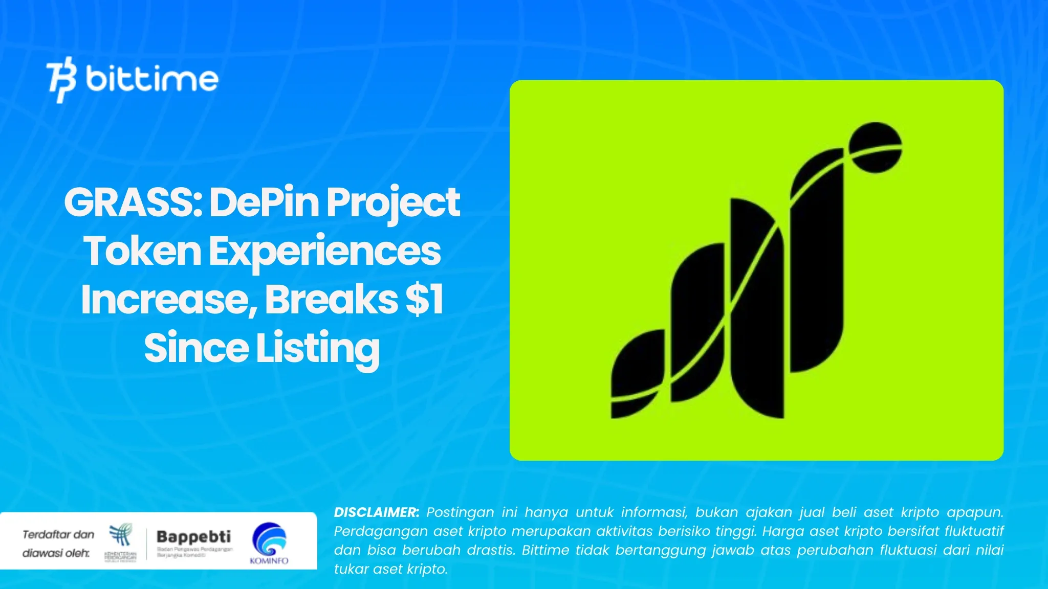 GRASS: DePin Project Token Experiences Increase, Breaks $1 Since Listing