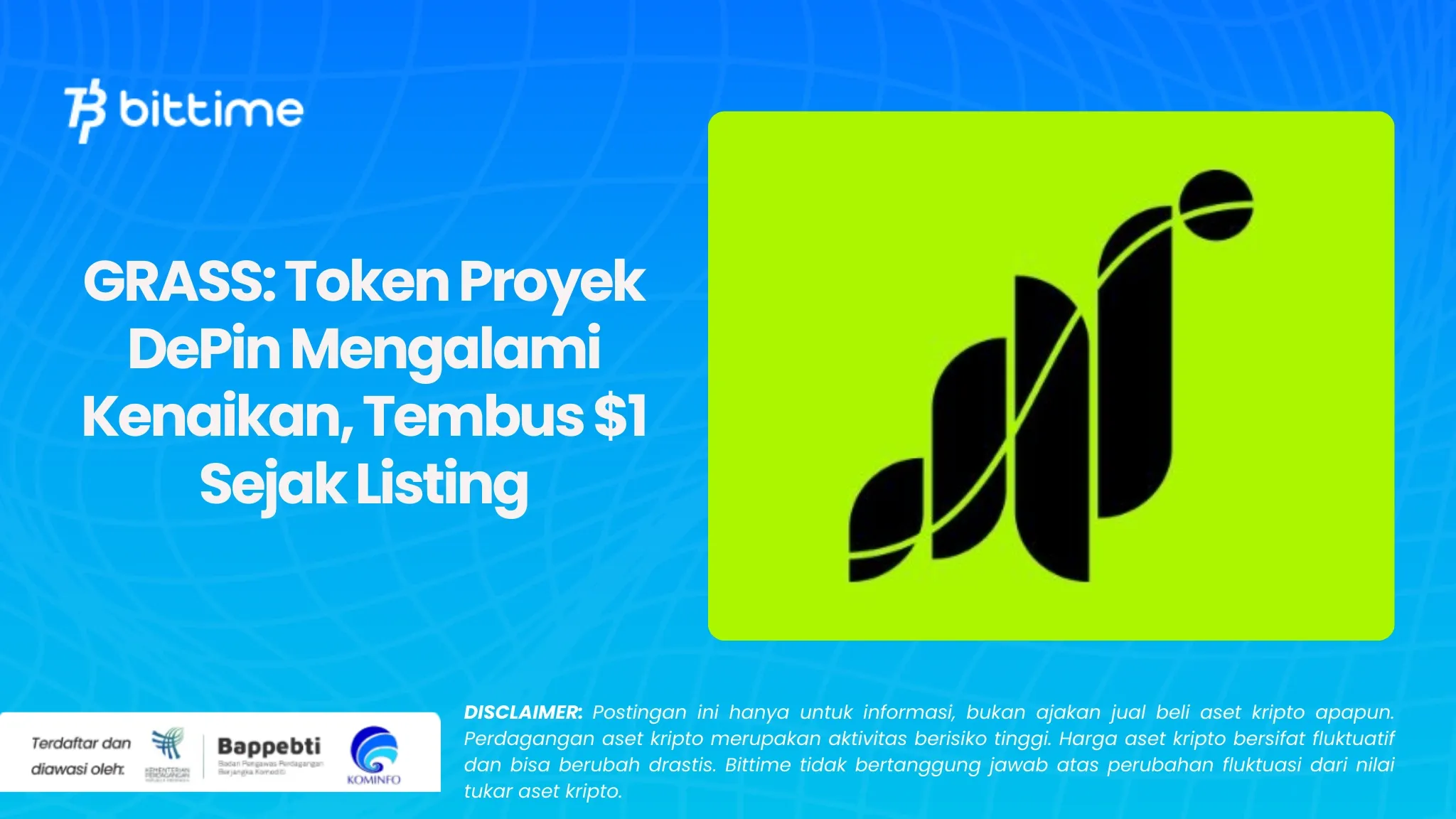 GRASS: Token Proyek DePin Mengalami Kenaikan, Tembus $1 Sejak Listing