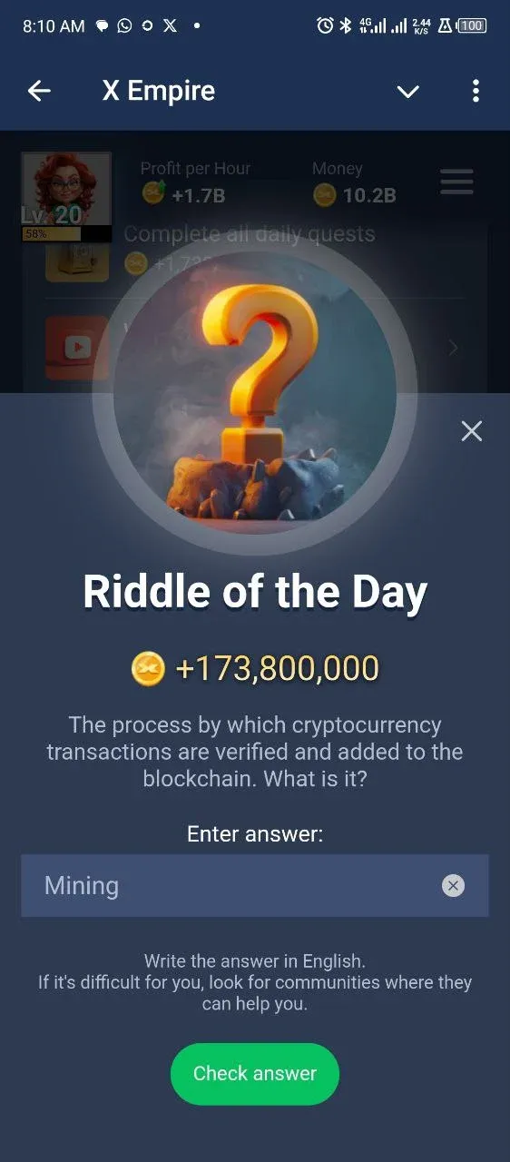 Jawaban Riddle of The Day Musk Empire 12 Agustus Mining.webp