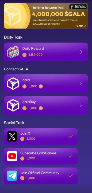 Game GALAcoin Telegram Pengertian dan Cara Mainnya - daily task.jpg