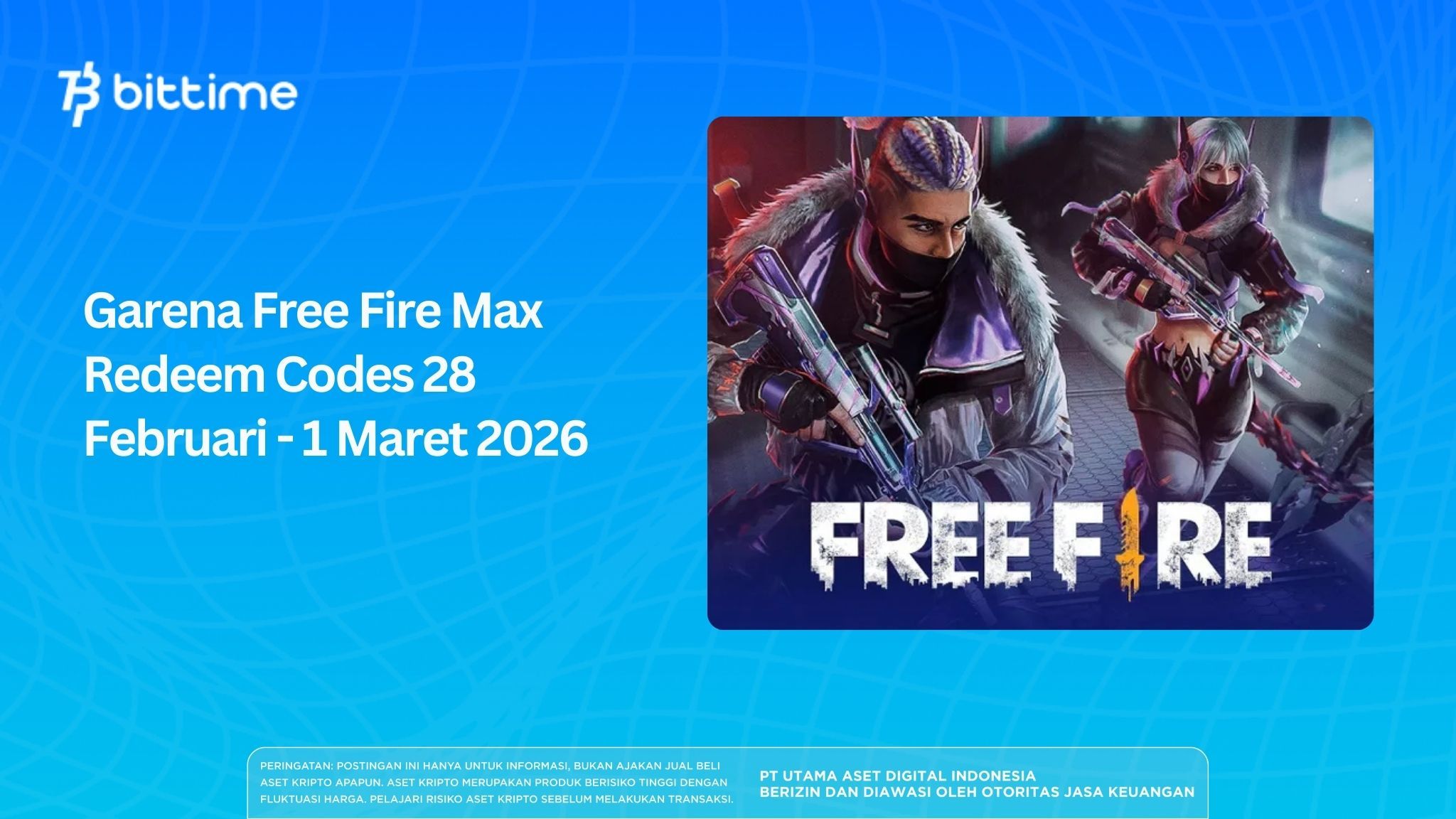 Garena Free Fire Max Redeem Codes 28 Februari - 1 Maret 2026