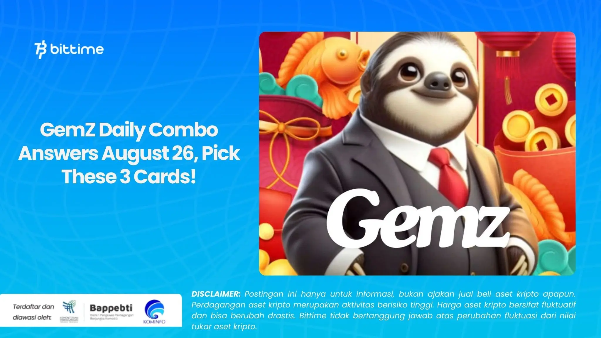 GemZ Daily Combo Answers August 26, Pick These 3 Cards!.webp