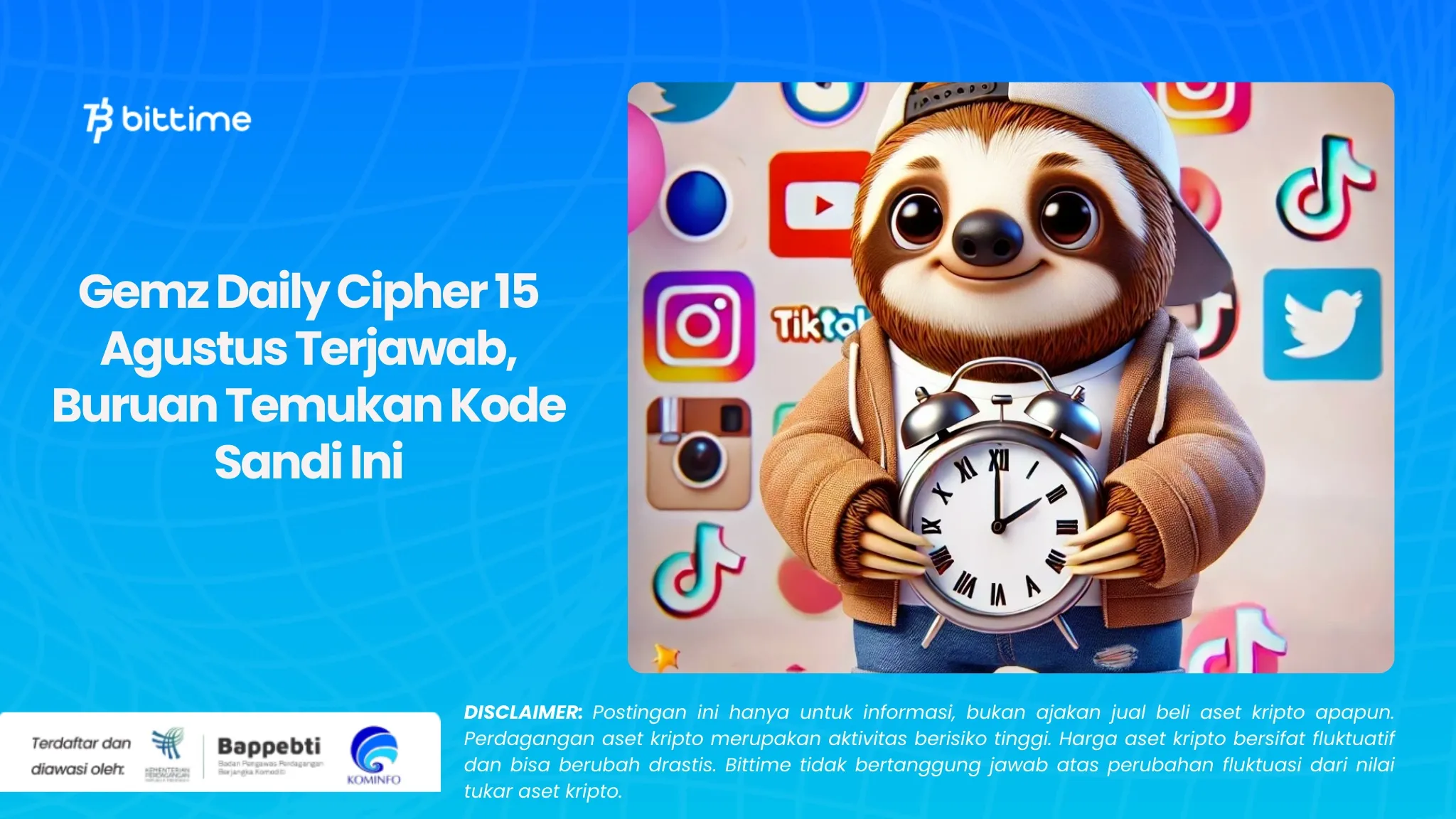 Gemz Daily Cipher 15 Agustus