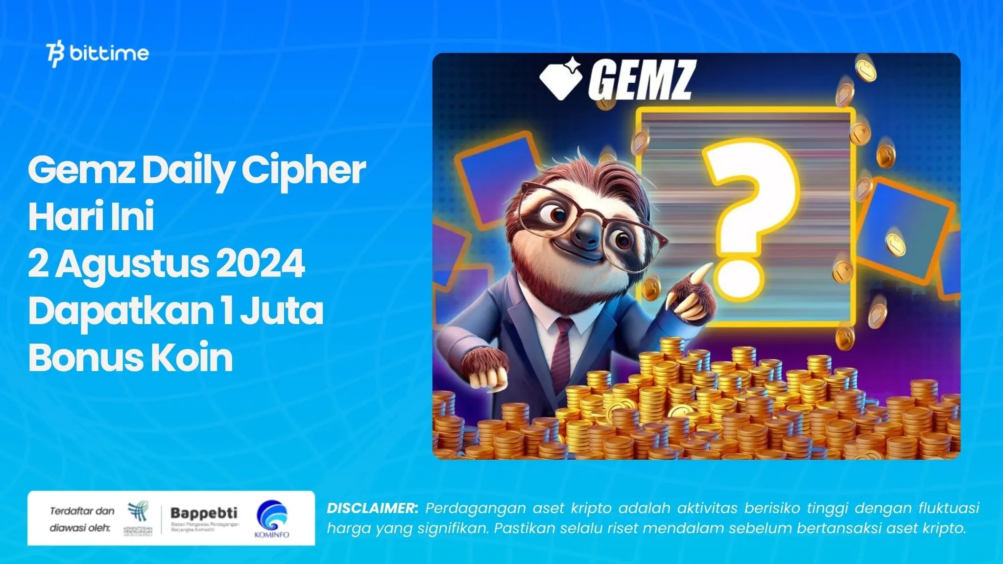 Gemz Daily Cipher Hari Ini  2 Agustus 2024 Dapatkan 1 Juta Bonus Koin.webp